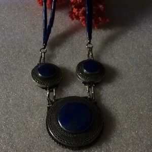 Antique lapis lazuli necklace